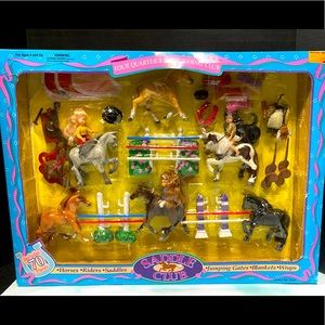 EQUESTRIAN VINTAGE 90s SADDLE CLUB FOUR RANCH RIDING CLUB EQUESTRIAN PLA…